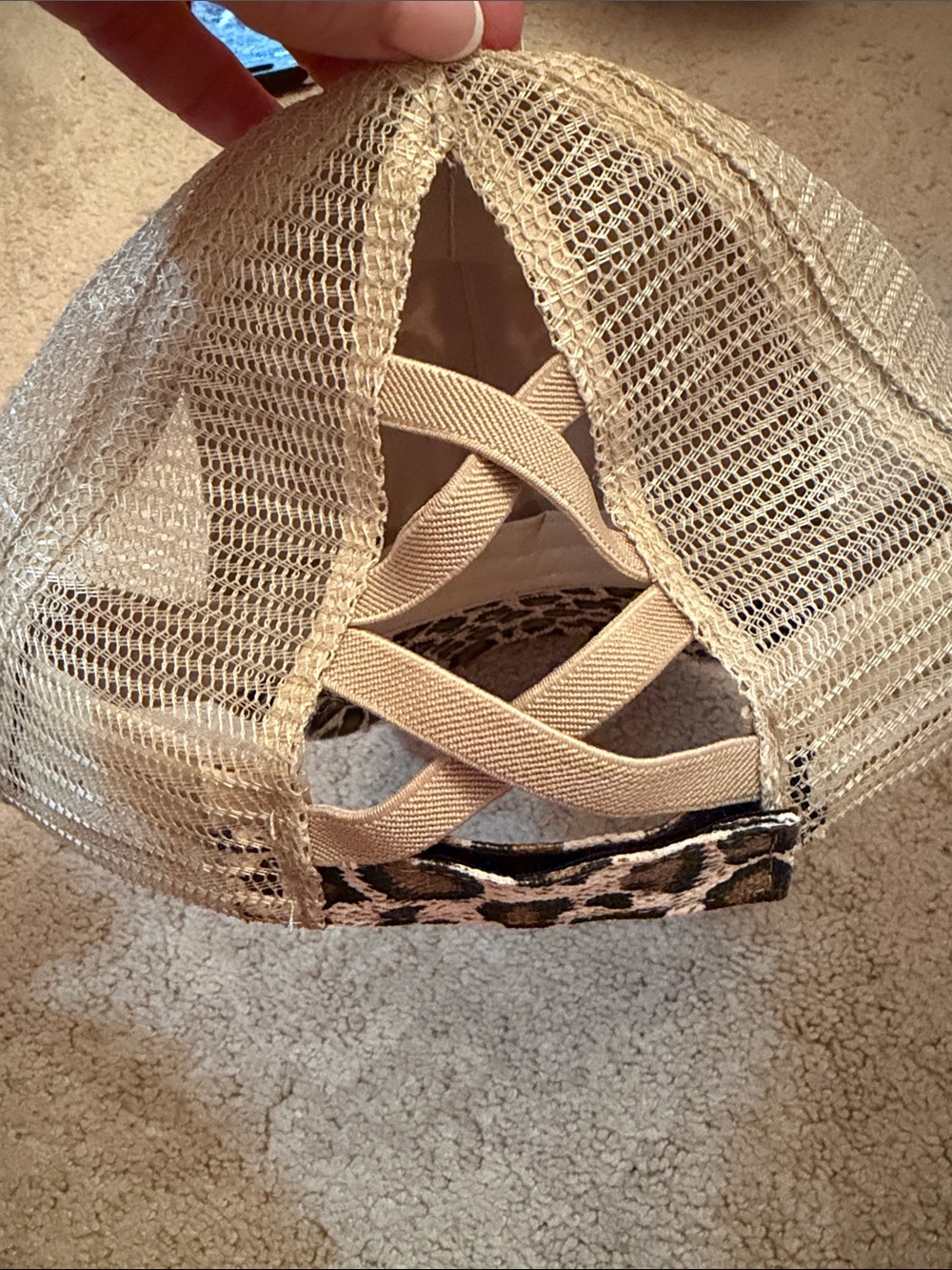 Morgan WALLEN Leopard Print Baseball Cap like new - Picture 2 of 3